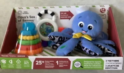 Baby Einstein Opus's Sea of Senses Set de Regalo de 3 Piezas Juguetes para Bebés 3+ Meses Foto 1 de 4