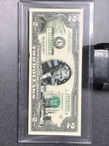 $2 U.S. Federal Reserve Bank Note 2003 A Connecticut Statehood / Colorized - Picture 1 of 2