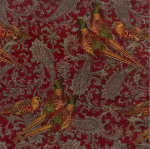 Ralph Lauren /Designer Guild Fabric Hunting Manor  Paisley port FRL5167/01 - Picture 1 of 1