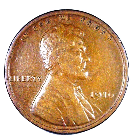 1916  Lincoln Wheat Penny....   Nice Detailed Coin....   7-19-5 Cover