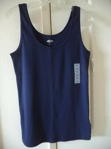 Must Have! Old Navy Rib Knit Navy Blue Tank Top Cami XXL 2X 3X 4X Plus Sizes - Picture 1 of 4