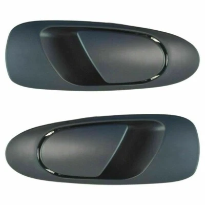 NEW REAR Outside Door Handles LH RH Black for 92-95 Honda Civic 93-97 Del Sol - Image 1 of 4