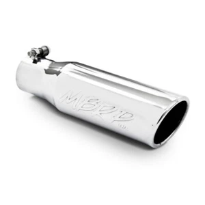 MBRP Universal Tip 3in O.D. Angled Rolled End 2 inlet 10 length - Picture 1 of 9