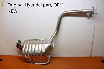 Hyundai Genesis 2012 2013 2014 sedán de 3,8 L derecho derecho derecho silenciador trasero escape cola fabricante de equipos originales Foto 1 de 4