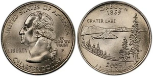 2005-P Oregon State Quarter - Uncirculated Coin - Philadelphia Mint - STP33 - Picture 1 of 1