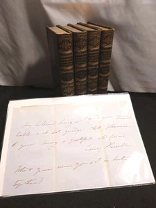 Fanny Kemble Signed Letter And Book Lot Frances Ann Kemble - Picture 1 of 19