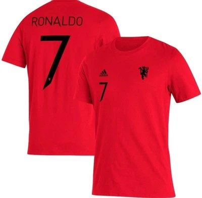 Camiseta amplificador nombre y número adidas Cristiano Ronaldo Manchester United - Roja Foto 1 de 2