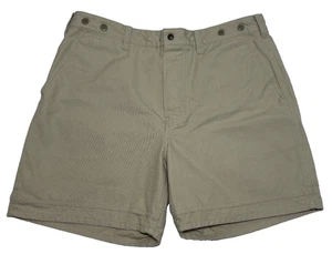 CC FILSON Mens Shorts Size 38 Dry Finish Tin Cloth Canvas Surplus Tan Button Fly - Picture 1 of 10