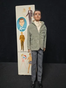 Barbie Boyfriend KEN DOLL #750 Brunette Hair w/ Box Vintage 1961 - Picture 1 of 5