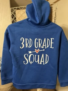 Girls Size 8/10 3rd Grade Hoodie And Shirt - Picture 1 of 3