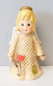 Rockwell Christmas Naughty 3" Angel W/Slingshot Resin/Hard Plastic Figure - Picture 1 of 5