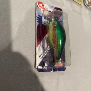 Mann's Baby 1- Minus Parakeet Holo NIP NOS Stamped Crankbait RARE - Picture 1 of 2
