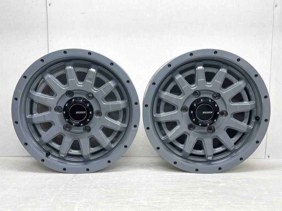 JDM Raro Color 2Libro ESSEX EX-16 Llantas Aluminio Gris 166.5J 6 Agujeros 1 Sin Neumáticos Foto 1 de 4