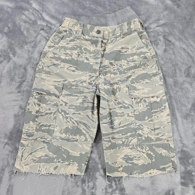 US Air Force Women ABU Cargo Shorts 8 Digi Tiger Stripe Camo Military Tactical - Image 1 of 4