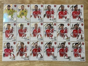 2024-25 Futera Club FX Arsenal Complete Portrait Set Men and Women 1-40 - Bild 1 von 3