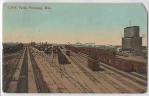 AK Canadian Pacific Railroad Zughöfe Winnipeg Manitoba Kanada 1900er - Bild 1 von 2