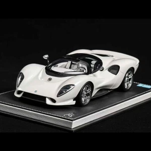 Modellino auto Peako scala 1:18 De Tomaso P72 resina pressofusa collezione bianco perla - Foto 1 di 4
