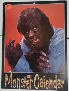 Don Post 1966 Monster Mask Calendar Universal Monsters - Imagen 1 de 9