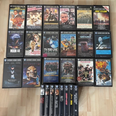 26x VHS / VIDEO SAMMLUNG - WARNER  HOME VIDEO Klassiker 60er/70er/80er/90er RARE - Bild 1 von 4