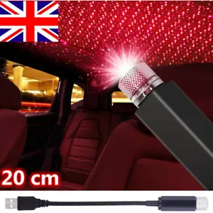 LED USB Interior Roof Atmosphere Star Night Light Lamp Projector Light Decor - Picture 1 of 15