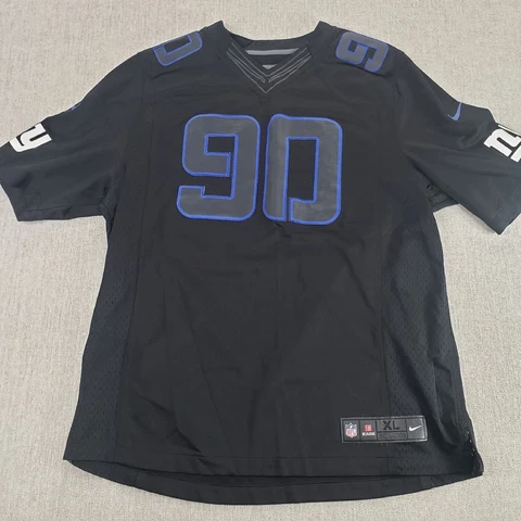 New York Giants Jersey Size XL  Jason Pierre Paul #90 Black Blue Stitched Cover