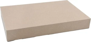 100 cajas de ropa Kraft 15"" x 9 1⁄2 x 2"" recicladas 2 piezas tapa camisas suéteres - Imagen 1 de 5