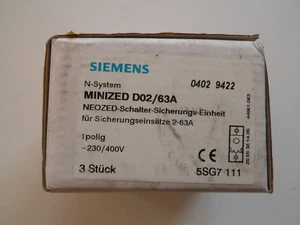 Siemens 5SG7111 *3 Stück* *NOS* - Picture 1 of 1