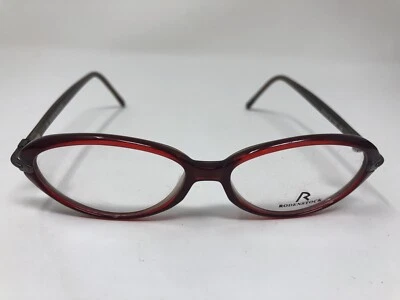 Rodenstock Eyeglasses Frame R5115 B 50-14-135 Burgundy Plastic Oval XB79 - Image 1 of 4