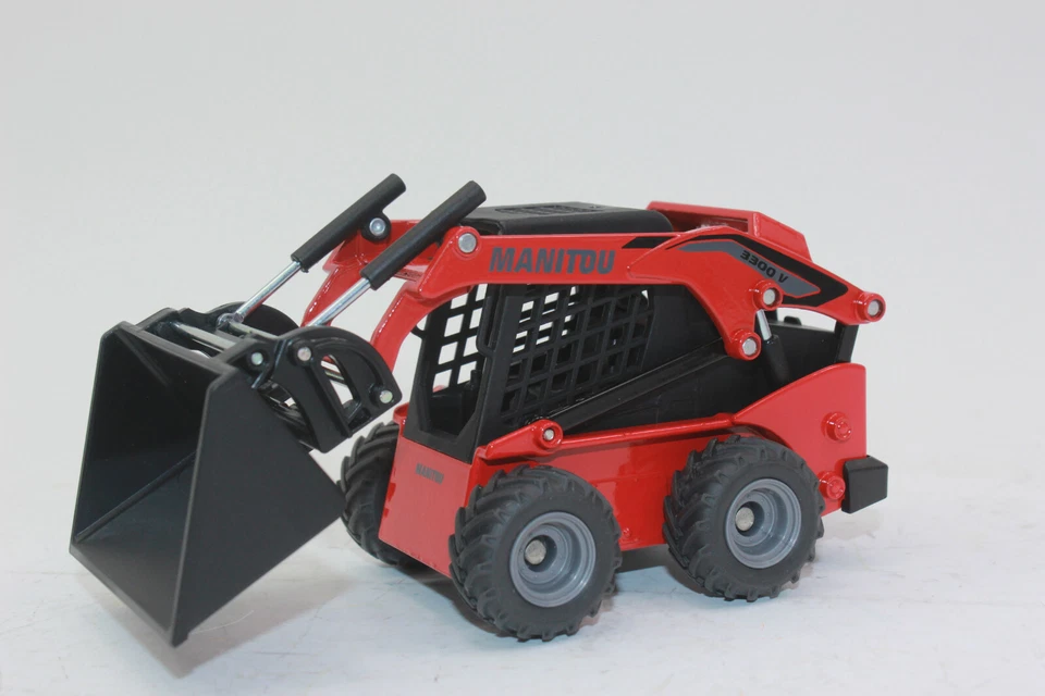 SIKU 3049 Manitou 3300 V Skid Steer Loaders With Quick-Change 1:3 2 New Boxed - Image 1 of 4