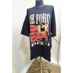 Vintage 1992 TAZ Air Force t-shirt Jostens size XL UNISEX Looney Tunes - Picture 1 of 7