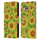 Grace Illustration Lovely Floral Leather Book Wallet Case Cover For Htc Phones 1