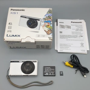 Panasonic Lumix DMC-XS1 16,1MP Digital Camera White 5x, Charger, Battery, SD - Photo 1/23