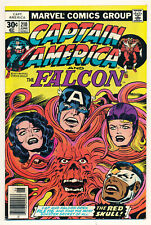 Marvel Comics Captain America and Falcon #210 Jack Kirby Red Skull 7.5 VF- 1977