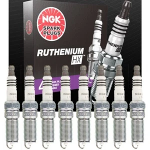 Genuine NGK RUTHENIUM HX Spark Plug 8PCS for 2012-2019 Ford Mustang 5.0L/ 5.2L - Foto 1 di 4