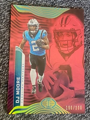 2022 Panini Illusions Trophy Collection Pink /399 DJ Moore #13 - Image 1 of 3