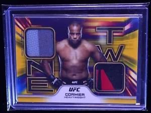 2020 TOPPS UFC KNOCKOUT ONE TWO DANIEL CORMIER RELIC 1/1 - Picture 1 of 2