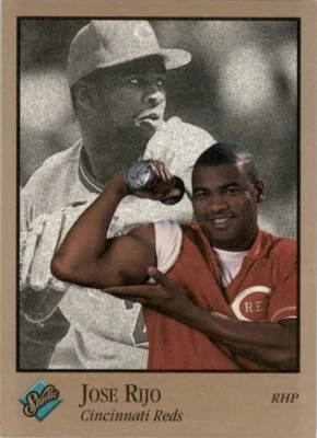 1992 Studio Jose Rijo Cincinnati Reds #26 Baseball Card - Image 1 of 2