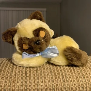 Vtg Dakin Cat “snoozy Siamese” NWT NOS 1979 Bean Bag Plush Toy - Picture 1 of 5