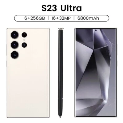 NEW S23 Ultra 5G Unlocked Smartphone 256GB Android14 Dual SIM 7.0" Mobile Phone - Image 1 of 4