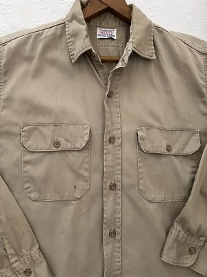 Camisa Six-Guns Años 50’s 60’s Algodón Peinado Sanforizado Galey & Lord Cramerton M Foto 1 de 4