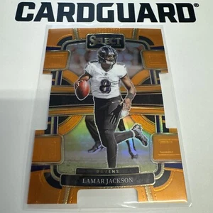 Lamar Jackson 2023 Panini Select 7 Orange Concourse Level Die-Cut /499 Ravens - Picture 1 of 5