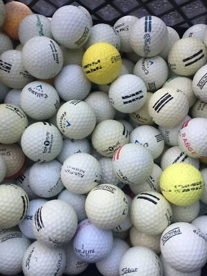 180 pelotas de golf usadas Hit-Away Range Practice Shag - 2A/3A grados AA/AAA Foto 1 de 2