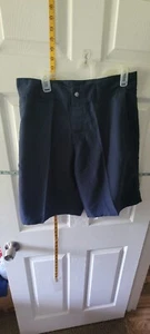 NUEVO SIN ETIQUETAS PANAMA JACK PANTALONES CORTOS AZUL OSCURO POLIÉSTER Y SPANDEX FRENTE PLANO Talla 34 - Imagen 1 de 5