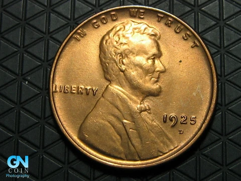 1925 D Lincoln Cent Wheat Penny   #K6634 Cover