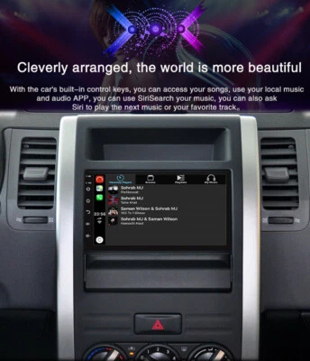 Rádio de carro Bluetooth player Android 9.1 7 polegadas WIFI GPS navegação tela sensível ao toque duplo din - Imagem 1 de 4