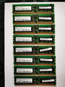 8 Stück 2GB Dimm ECC DDR1/333 2x1GB, 1GB DDR 333 Steht auf allen Speichers! - Bild 1 von 4