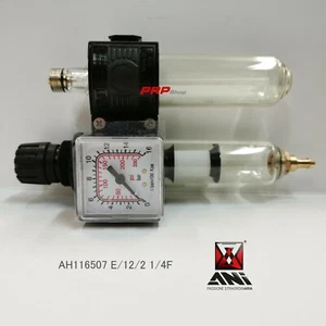 Gruppo filtro regolatore e lubrificatore modulare ANI AH116507 E/12/21/4F - Picture 1 of 12