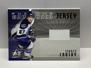 2006 ITG SIDNEY CROSBY PHENOMS GAME USED JERSEY RELIC #GUJ-SC