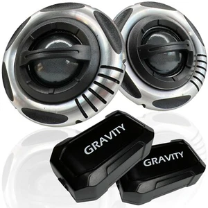 Gravity 230TW 1-INCH 350w MAX POWER SILK DOME NEODYMIUM TWEETERS - PAIR - Picture 1 of 6