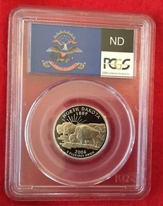 Beautiful 2006 s North Dakota State Label PCGS PR69DCAM. - Picture 1 of 2